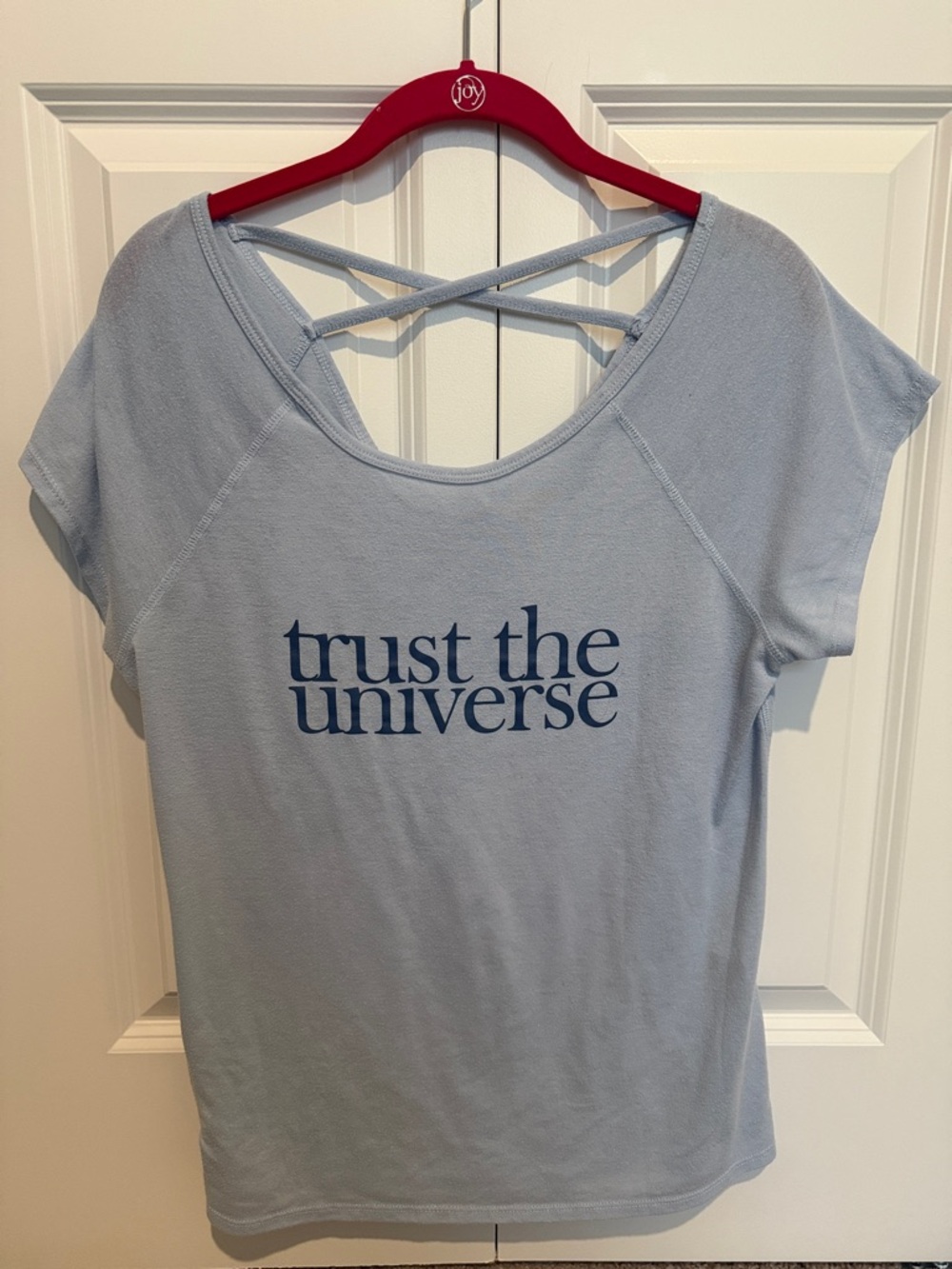 Ideology Light Blue 'Trust the Universe' Short Sleeve Tee